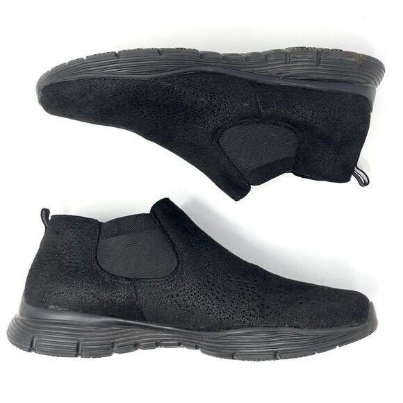 Skechers Seager Rooky Short Double Gore Medalian Laser Cut Chelsea Bootie 9.5 - Picture 5 of 11